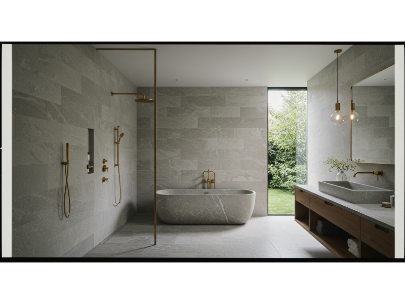 bathroom bathtub and shower
