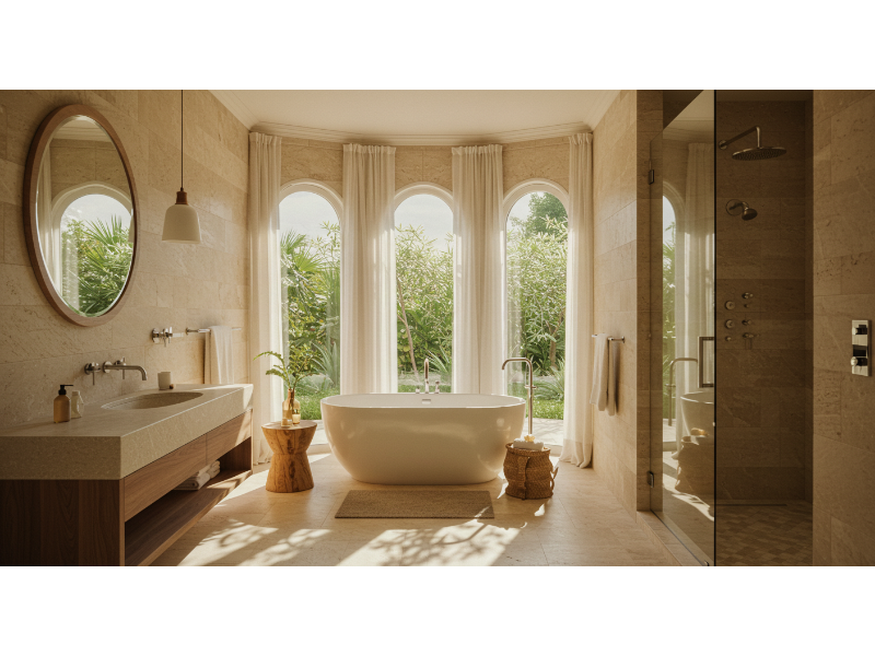 Bathroom Looking to Garden