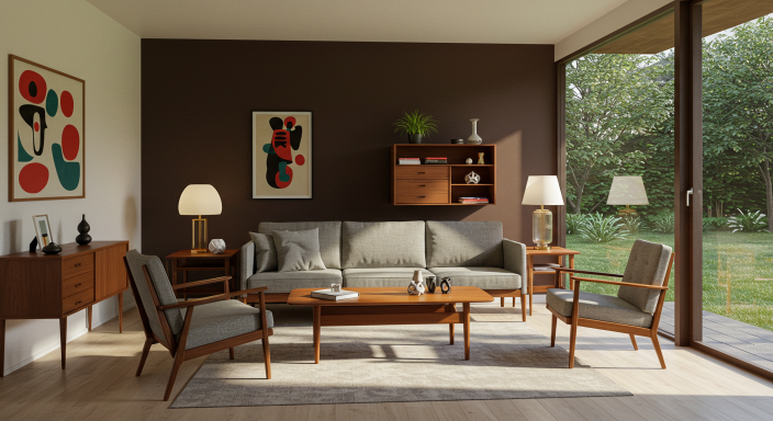 Mid Century Modern Living Room