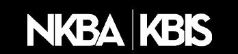 Logo design featuring modern typography for NKBA and KBIS.