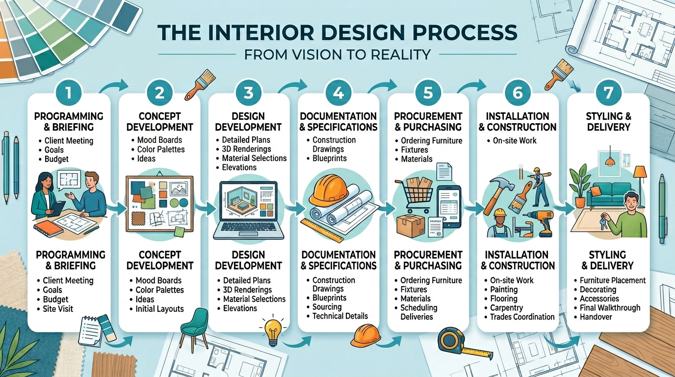 Interior Design Process: A Designer's Guide to the 2026 Look