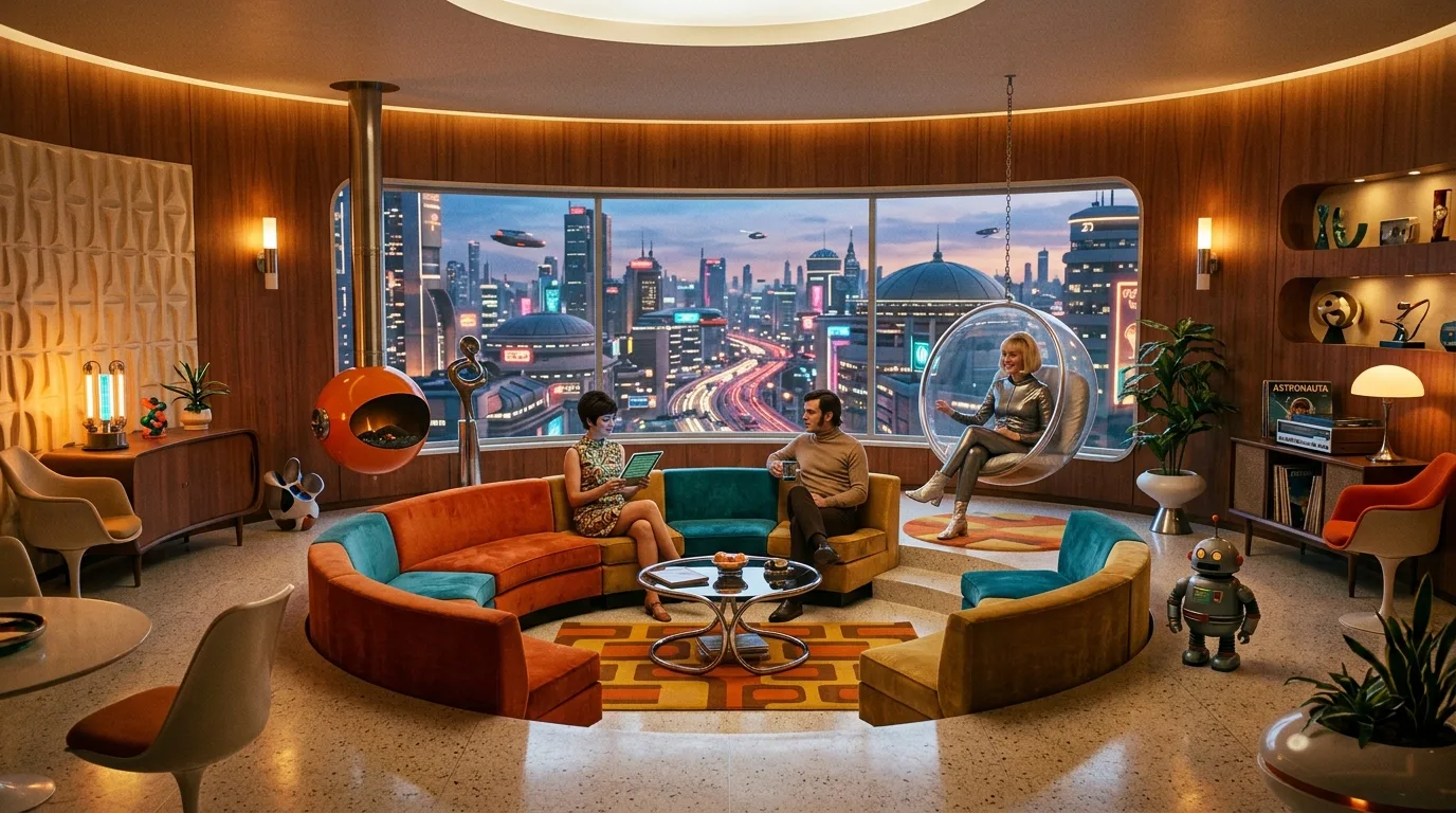 Retro Futurism Interior Design: A Designer's Guide to the 2026 Look