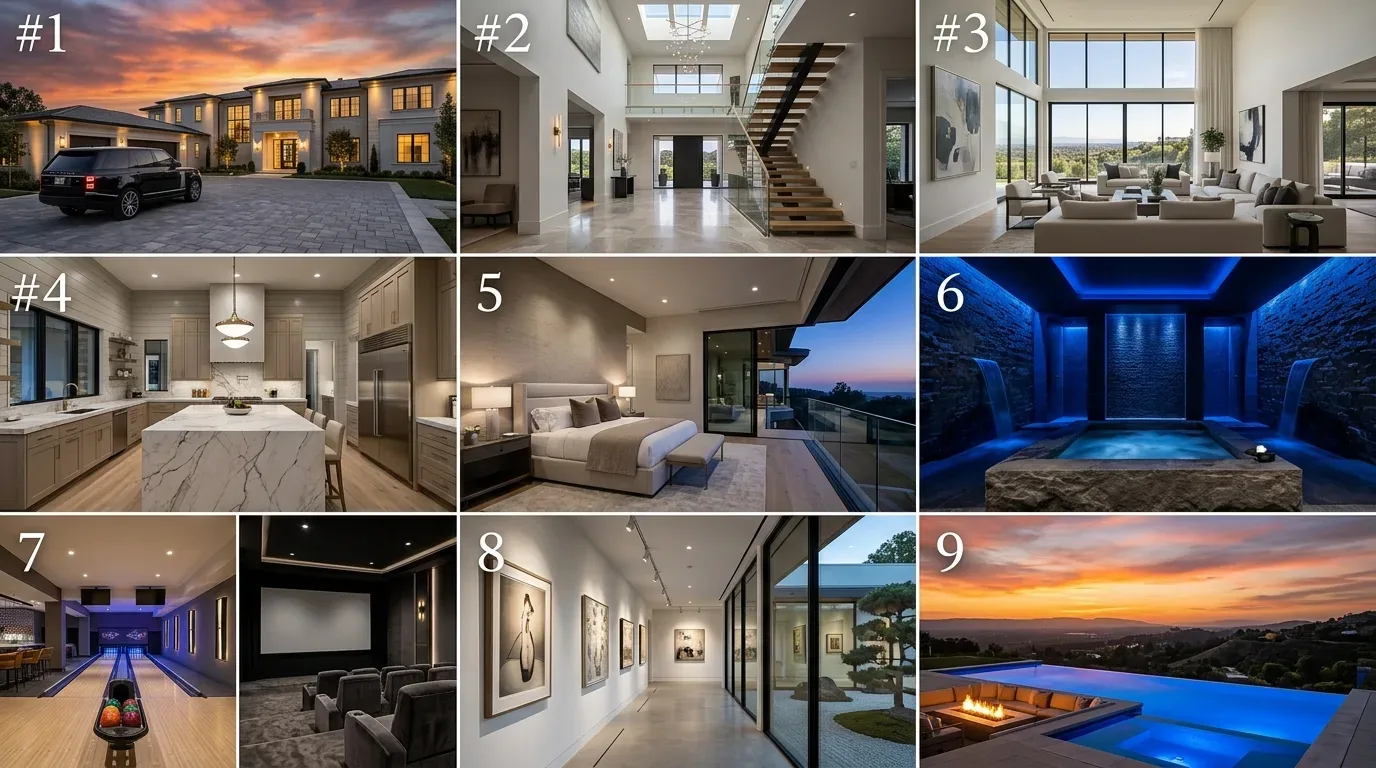 Luxury estate reveal storyboard