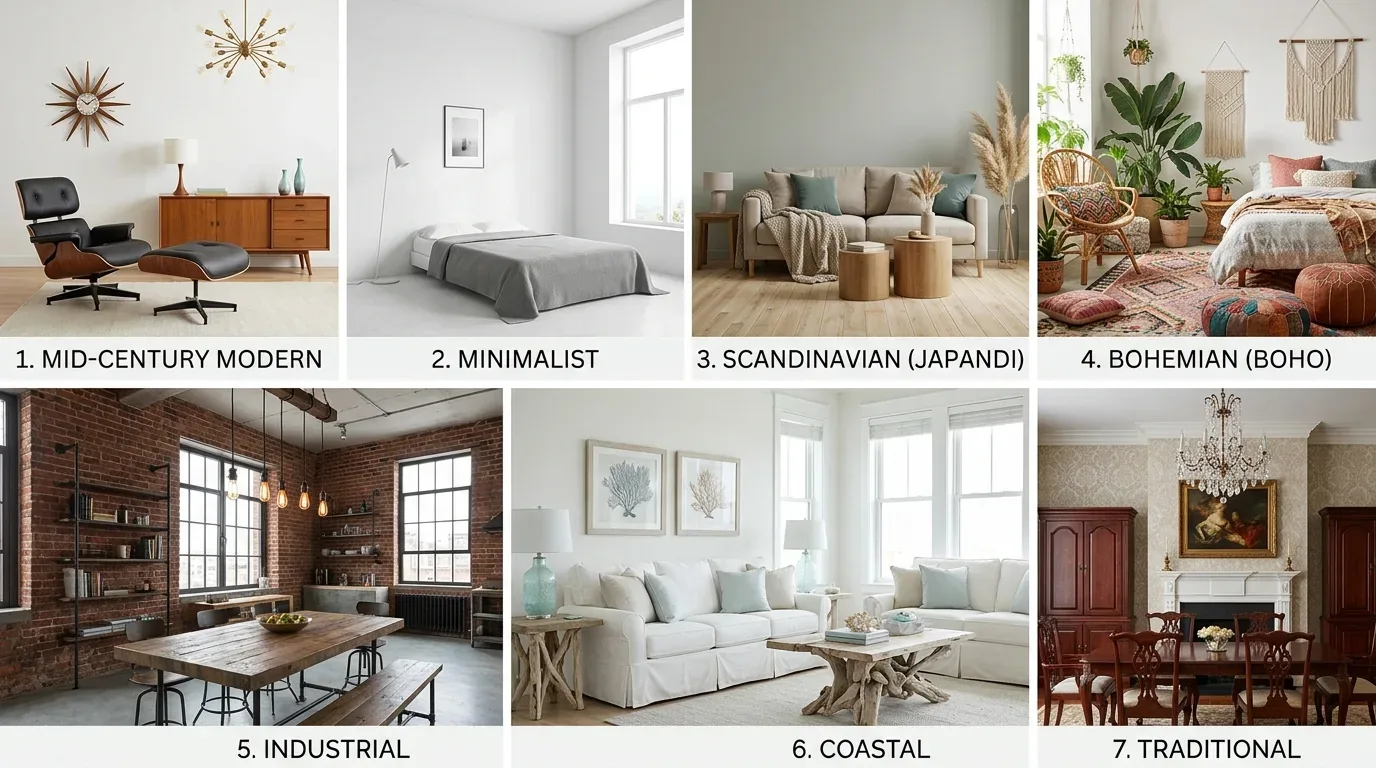 Modern closet: built-ins, hanging space, glass island, smart mirror. Shows time, weather, outfit ideas